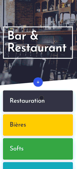 MimP, menu digital animation